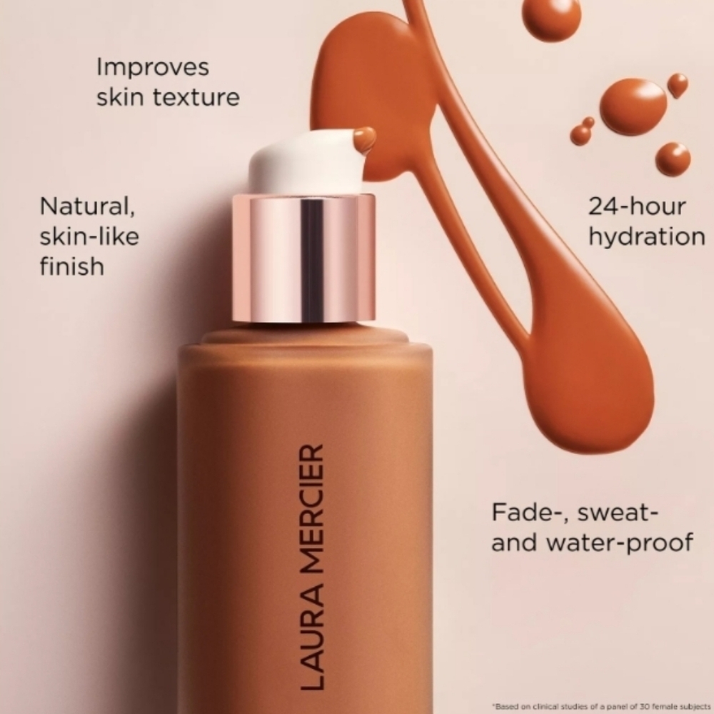 Laura Mercier Real Flawless Weightless Perfecting Foundation: Cashmere (1W1) NIB - Picture 6 of 9